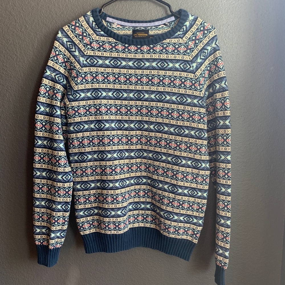 Funky Blue Sweater